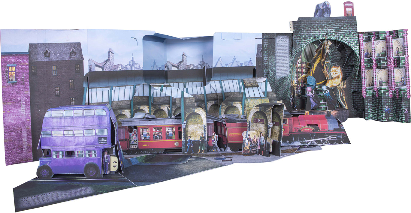 Hardcover Harry Potter: A Pop-Up Guide to Diagon Alley and Beyond by Insight Editions, featuring detailed pop-up illustrations.