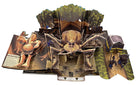 Hardcover of Harry Potter: A Pop-Up Guide to the Creatures of the Wizarding World by Insight Editions, featuring colorful creature illustrations.