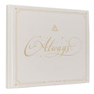Hardcover Harry Potter Always Wedding Guest Book by Insight Editions with magical cover design and space for guest signatures