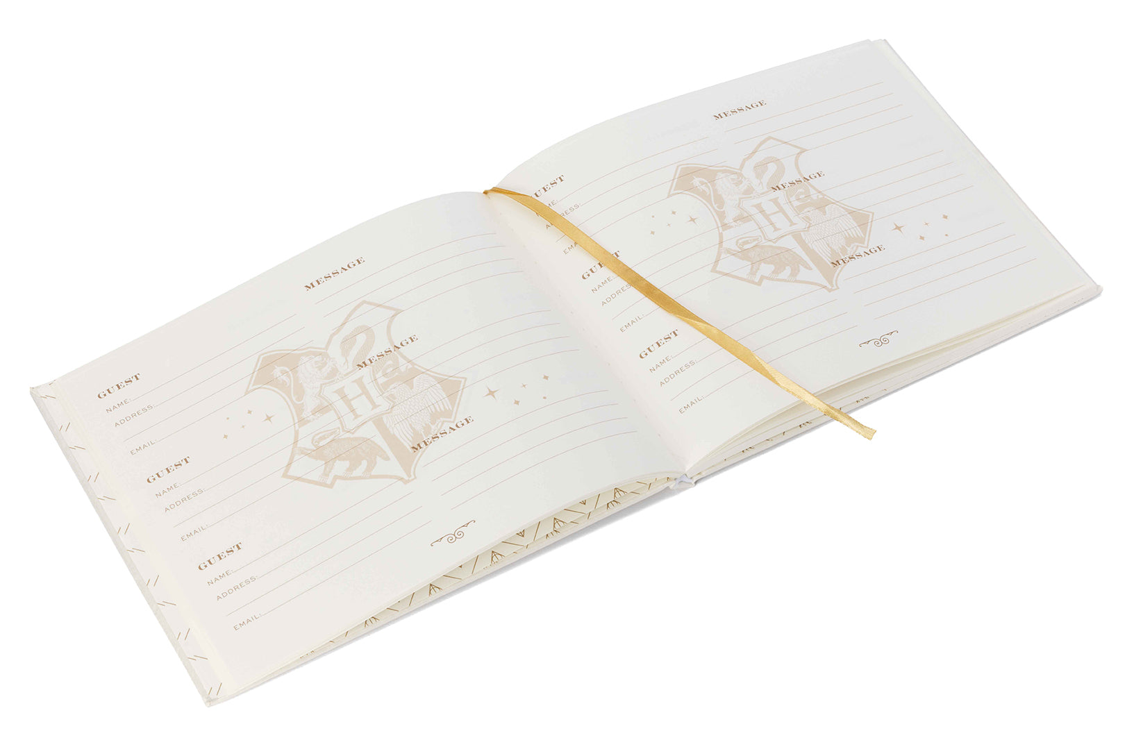 Hardcover Harry Potter: Always wedding guest book by Insight Editions with magical cover design and space for guest signatures.