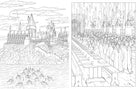 Hardcover Harry Potter: An Official Hogwarts Coloring Book by Insight Editions featuring magical Hogwarts scenes and detailed illustrations.
