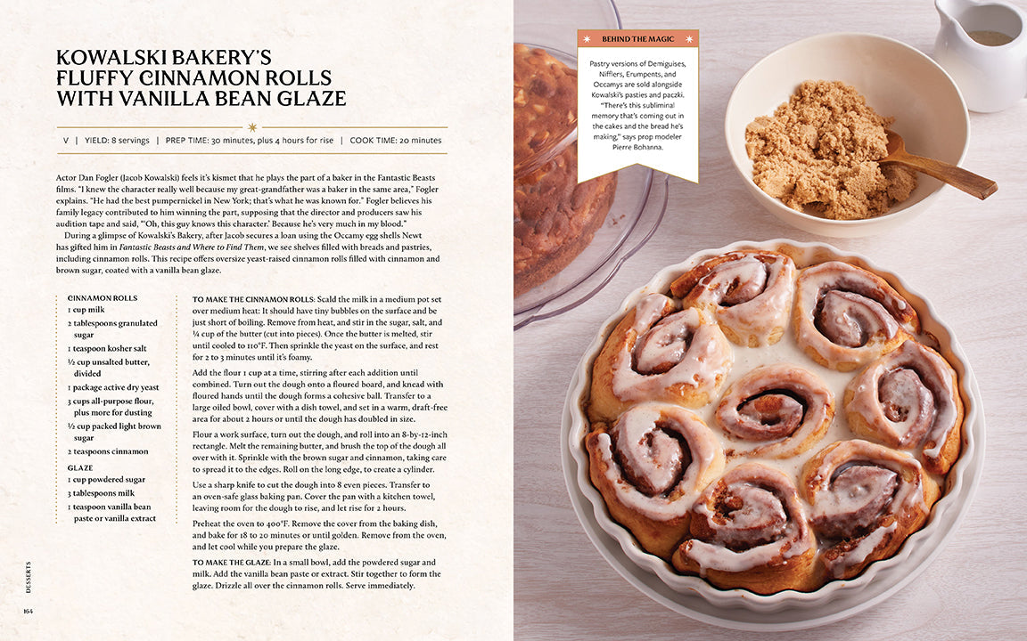 Hardcover Harry Potter and Fantastic Beasts cookbook by Insight Editions featuring wizarding world recipes and illustrations.