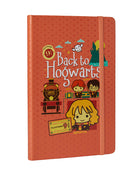 Hardcover Harry Potter: Back to Hogwarts ruled journal by Insight Editions, featuring magical cover design and lined pages.