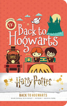 Hardcover Harry Potter Back to Hogwarts ruled pocket journal with magical design by Insight Editions, featuring wizard-themed cover art.