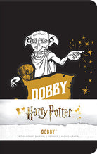 Hardcover Harry Potter Dobby ruled pocket journal by Insight Editions with magical Dobby illustration on the cover.