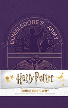 Hardcover Harry Potter Dumbledore's Army ruled journal by Insight Editions, featuring magical design and lined pages for note-taking.