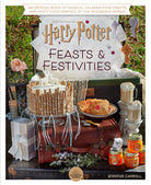 Hardcover of Harry Potter: Feasts & Festivities by Insight Editions, featuring magical illustrations on the cover.