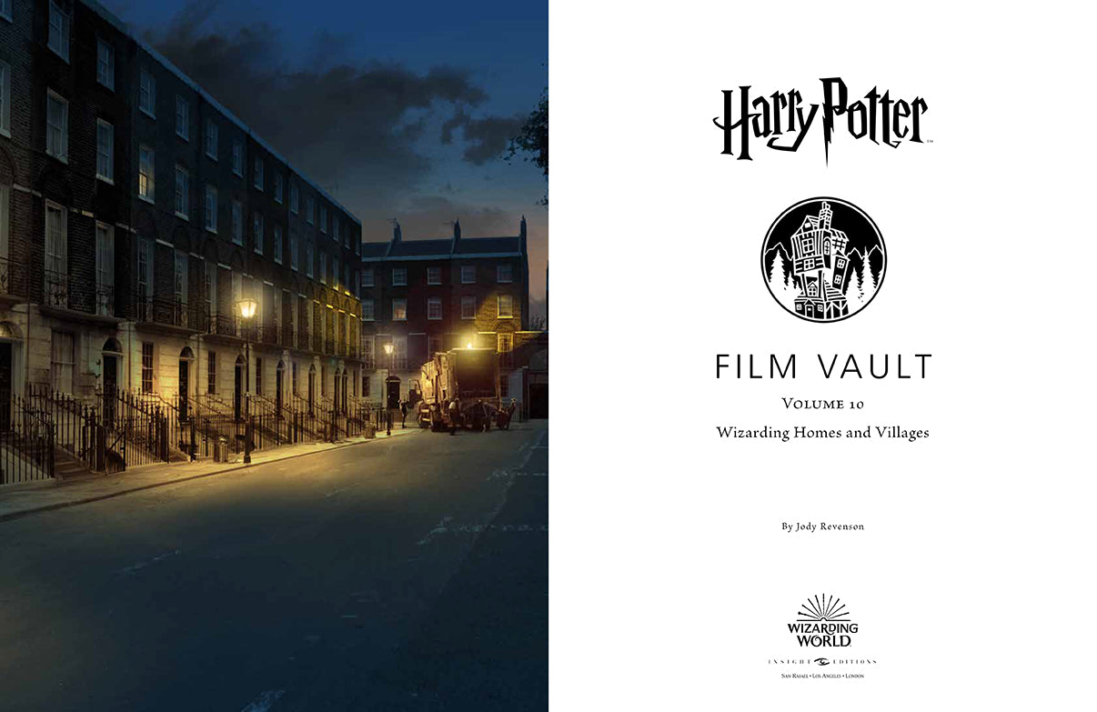 Hardcover Harry Potter: Film Vault Volume 10 by Insight Editions with detailed cover art and spine design.