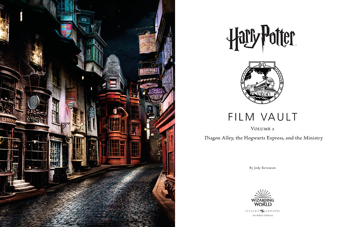Hardcover of Harry Potter: Film Vault Volume 2 by Insight Editions, featuring detailed cover art and spine.