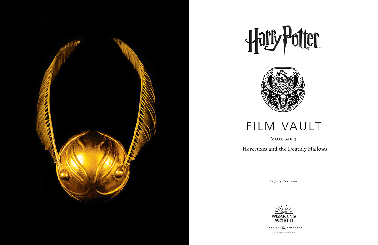 Hardcover Harry Potter: Film Vault Volume 3 by Insight Editions, showcasing the detailed book cover with magical design elements.