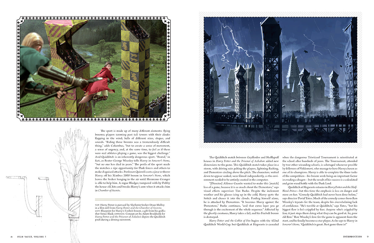 Hardcover Harry Potter: Film Vault Volume 7 by Insight Editions, featuring detailed cover art from the film collection.