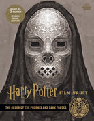 Hardcover of Harry Potter: Film Vault Volume 8 by Insight Editions, featuring detailed cover art and pages about the film series.