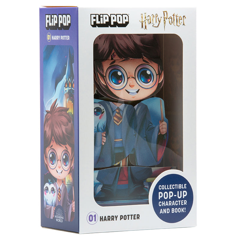 Hardcover Harry Potter Flip Pop book by Insight Editions featuring magical pop-up scenes from the Harry Potter series.