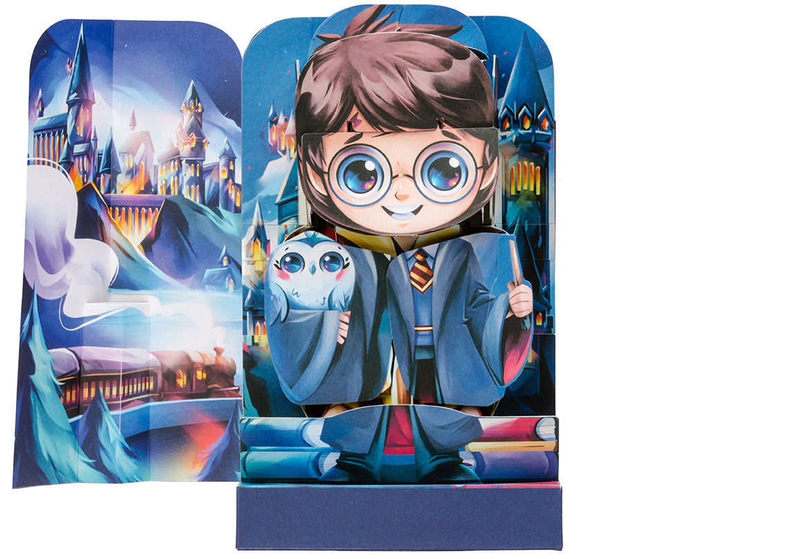 Hardcover Harry Potter Flip Pop book by Insight Editions, featuring magical pop-up illustrations from the Harry Potter series.