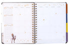 Hardcover Harry Potter Floral Fantasy 12-Month Undated Planner with magical floral cover by Insight Editions