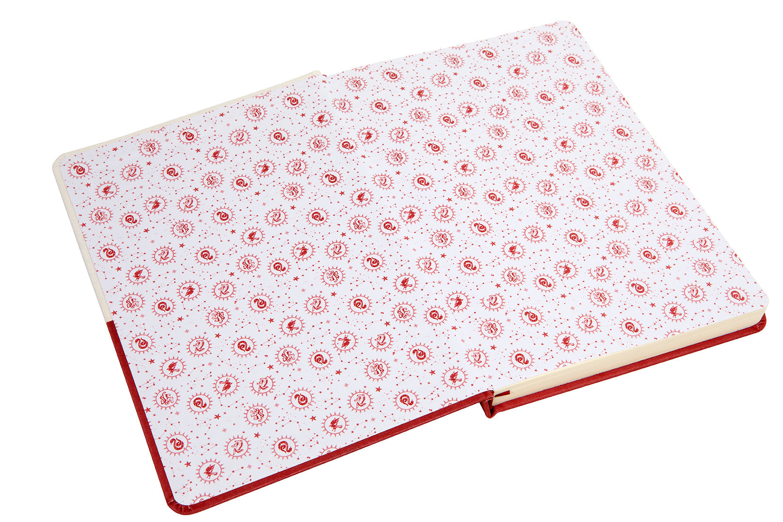 Hardcover Harry Potter Gryffindor Constellation Ruled Journal by Insight Editions with celestial Gryffindor emblem design.