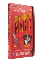 Hardcover Harry Potter Gryffindor Magic book by Insight Editions with a detailed cover design and gold accents.