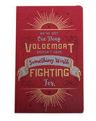 Harry Potter hardcover ruled journal with wand pen set by Insight Editions, featuring a Harry Potter-themed design and magical details.