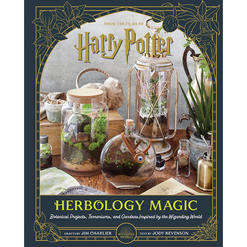 Hardcover Harry Potter Herbology Magic book by Insight Editions featuring detailed illustrations and botanical designs.