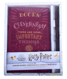 Hermione Granger hardcover ruled journal with wand pen set from Harry Potter by Insight Editions, featuring magical book and wand accessories.