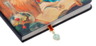 Hardcover Harry Potter Hermione Granger journal with ribbon charm, featuring detailed cover art and lined pages for writing.