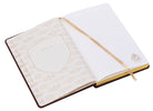 Hardcover Harry Potter Hogwarts Crest journal by Insight Editions, featuring the iconic crest design on the cover.