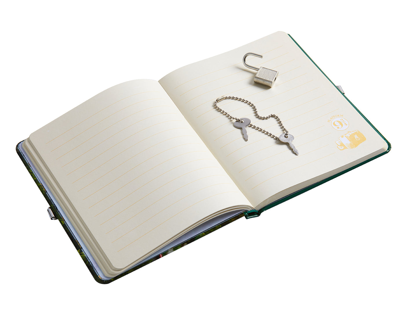 Hardcover Harry Potter Hogwarts Express Lock & Key Diary by Insight Editions, featuring magical train design and locking mechanism.