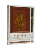 Harry Potter Hogwarts hardcover journal with Insight Editions Elder Wand pen set, featuring magical cover design and themed writing tools.
