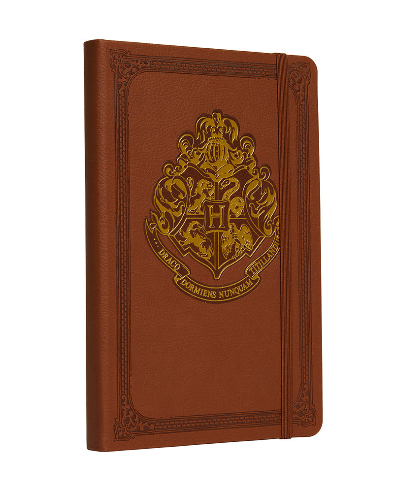 Harry Potter Hogwarts hardcover journal with Insight Editions Elder Wand pen set, featuring magical book and wand design.