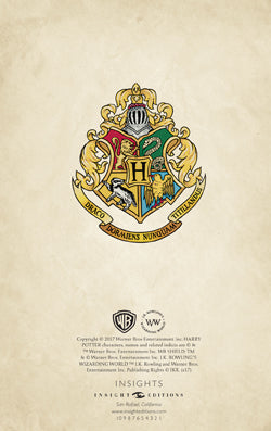 Hardcover Harry Potter Hogwarts ruled pocket journal by Insight Editions with magical cover design and lined pages.