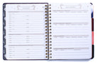 Hardcover Harry Potter Hogwarts Teacher's 12-Month Undated Planner by Insight Editions with wizard-themed cover art.