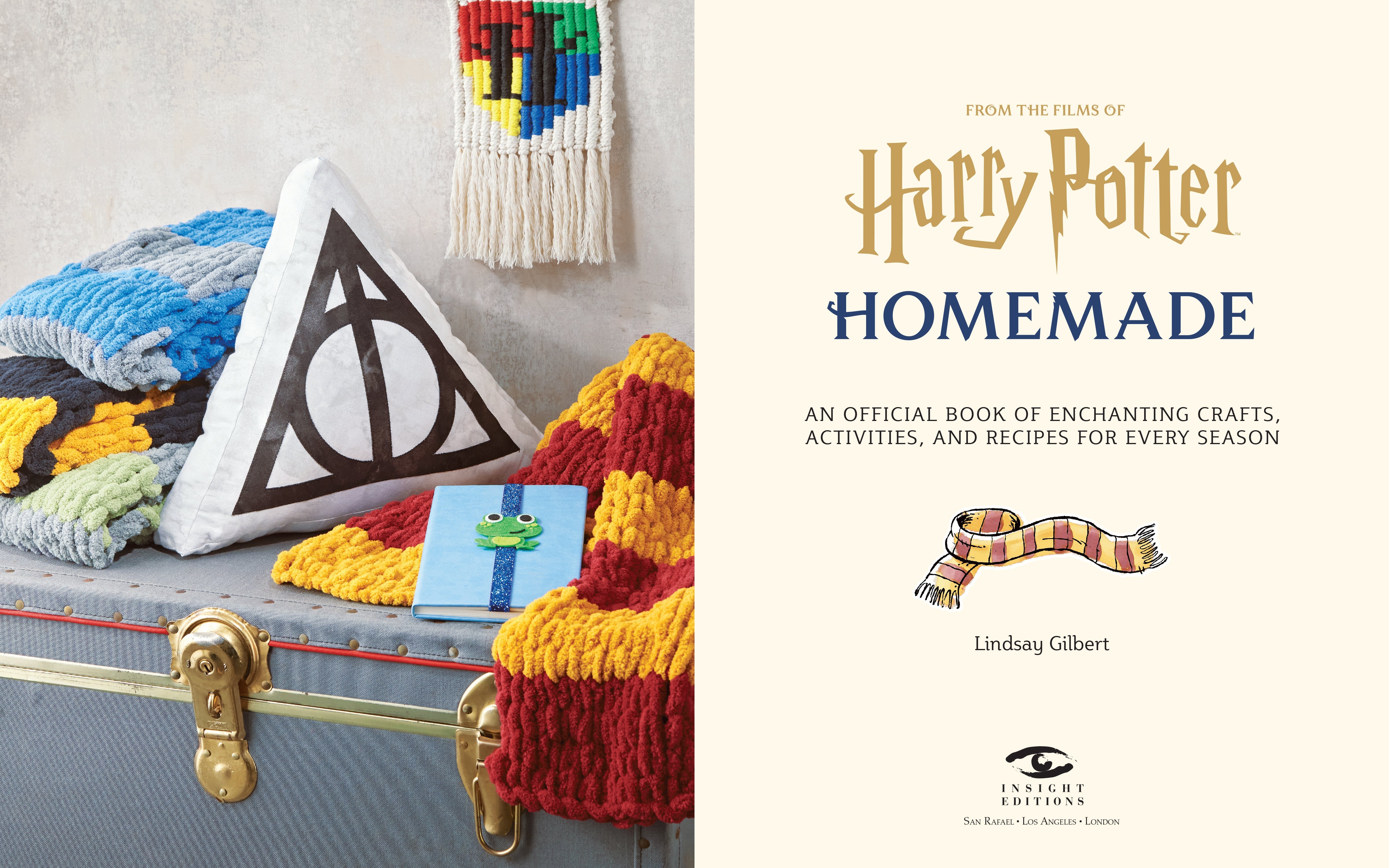 Hardcover of Harry Potter: Homemade book by Insight Editions showing the front cover with magical artwork and title.