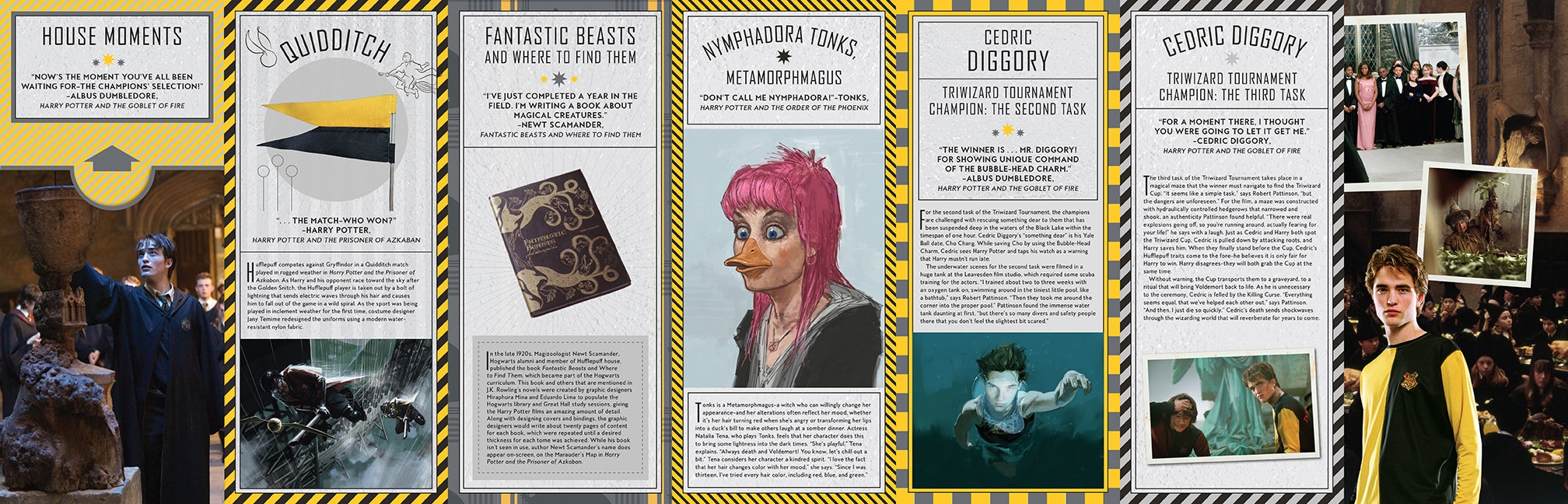 Hardcover Harry Potter Hufflepuff Magic book by Insight Editions featuring Hufflepuff crest and magical illustrations.