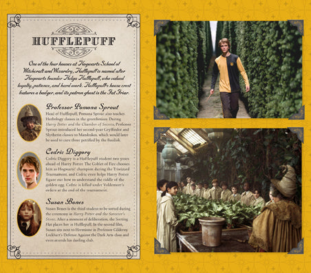Hardcover Harry Potter Hufflepuff ruled pocket journal by Insight Editions with Hufflepuff crest and gold foil accents inside