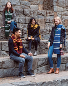 Hardcover of Harry Potter: Knitting Magic book by Insight Editions featuring magical knitting patterns and enchanting cover design.