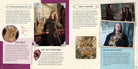 Hardcover Harry Potter: Magical Creatures movie scrapbook by Insight Editions showing pages with magical creature illustrations and memorabilia.