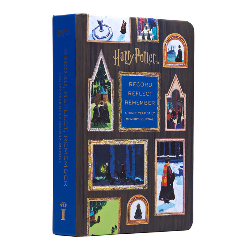 Hardcover Harry Potter Memory Journal by Insight Editions with pages for recording, reflecting, and remembering magical moments.