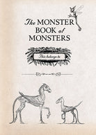 Hardcover Harry Potter Monster Book of Monsters plush journal by Insight Editions, featuring a detailed cover with monster design.