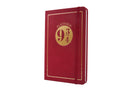 Hardcover Harry Potter journal with Platform Nine and Three-Quarters design by Insight Editions, featuring magical Harry Potter-themed cover.