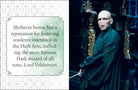 Hardcover Harry Potter Slytherin book by Insight Editions with green Slytherin crest and detailed cover art.