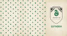 Slytherin Harry Potter hardcover ruled journal by Insight Editions, featuring green cover with Slytherin emblem and gold accents.