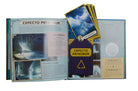 Hardcover Harry Potter: Spells and Charms movie scrapbook by Insight Editions, featuring pages with magical spell illustrations and charms.