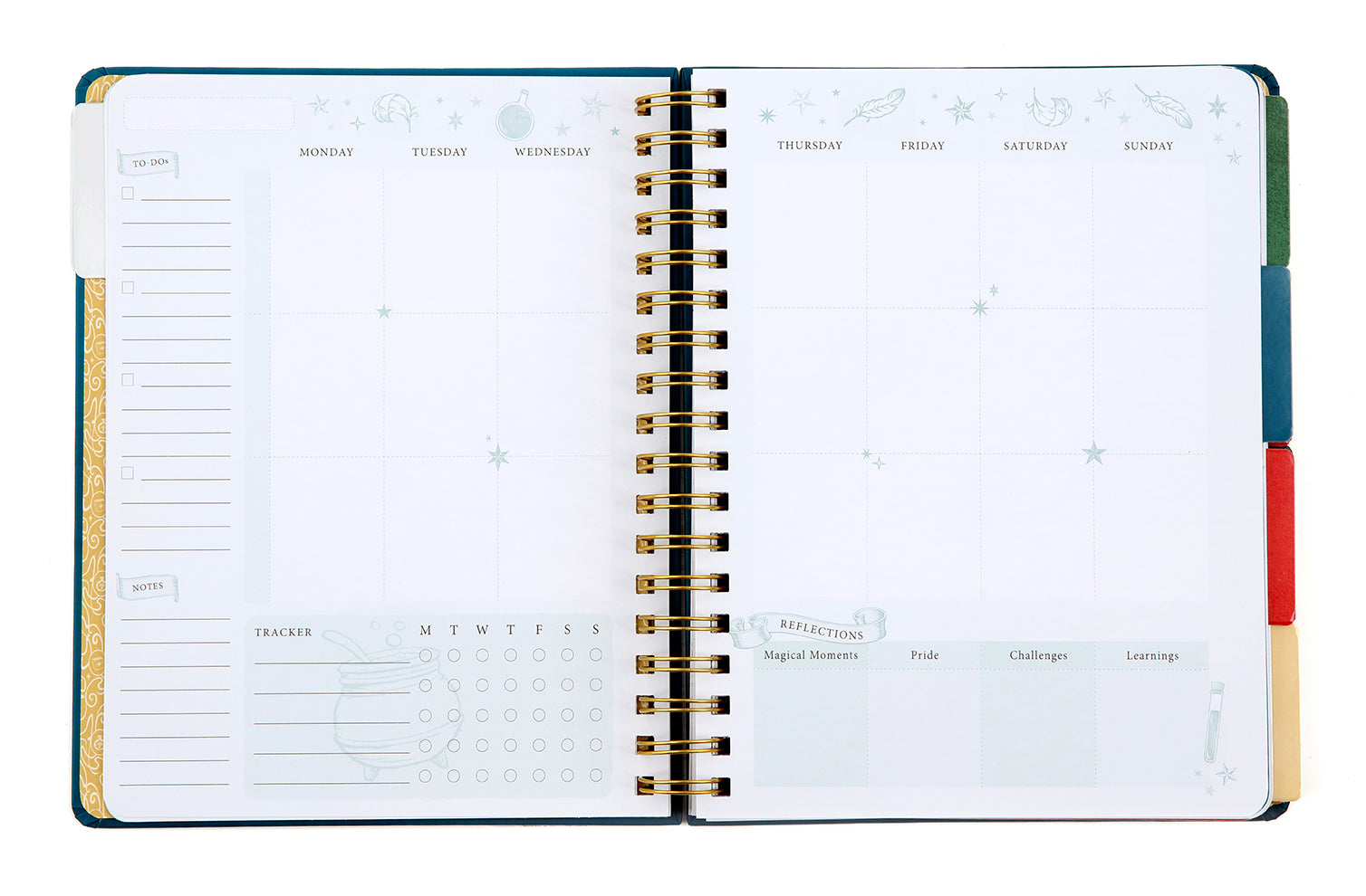 Hardcover Harry Potter Spells and Potions 12-Month Undated Planner by Insight Editions, featuring magical-themed cover design.