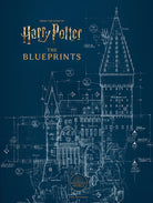 Hardcover book titled Harry Potter: The Blueprints by Insight Editions, featuring detailed wizarding world illustrations.