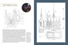 Hardcover edition of Harry Potter: The Blueprints by Insight Editions, featuring detailed illustrations and blueprint designs.