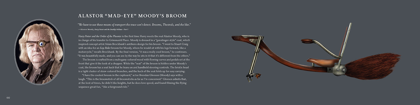 Hardcover Harry Potter: The Broom Collection book by Insight Editions, featuring detailed illustrations of magical broomsticks.
