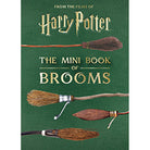 Hardcover of Harry Potter: The Mini Book of Brooms by Insight Editions, featuring a detailed cover illustration of magical broomsticks.