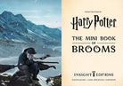 Hardcover of Harry Potter: The Mini Book of Brooms by Insight Editions, with detailed illustrations of magical broomsticks.