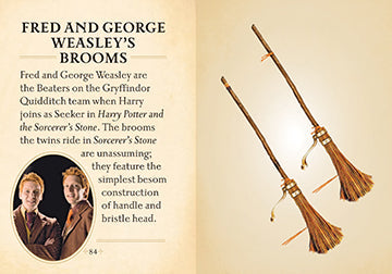Hardcover of Harry Potter: The Mini Book of Brooms by Insight Editions, featuring a detailed cover illustration of magical broomsticks.