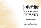 Hardcover Harry Potter Mini Book of Hogwarts by Insight Editions, featuring a detailed cover with magical Hogwarts imagery.